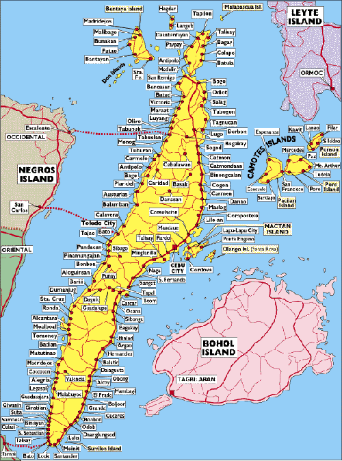 Cebu-map